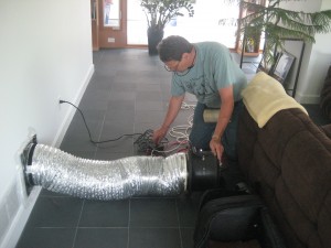 duct leakage test